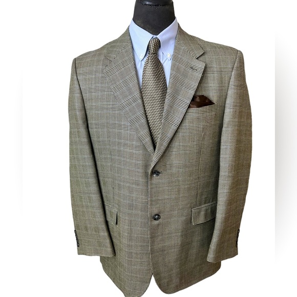 IZOD MENS SPORT BLAZER SIZE 44L, A BLEND OF WOOL AND SILK. VERY POSH BLA… - Picture 1 of 9
